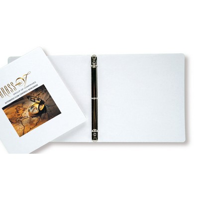 Recycled White Cardboard Binder