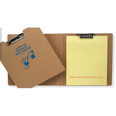 Recycled Cardboard Clip Board w/ Cover - kraft